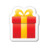 Xmas sticker gift Icon